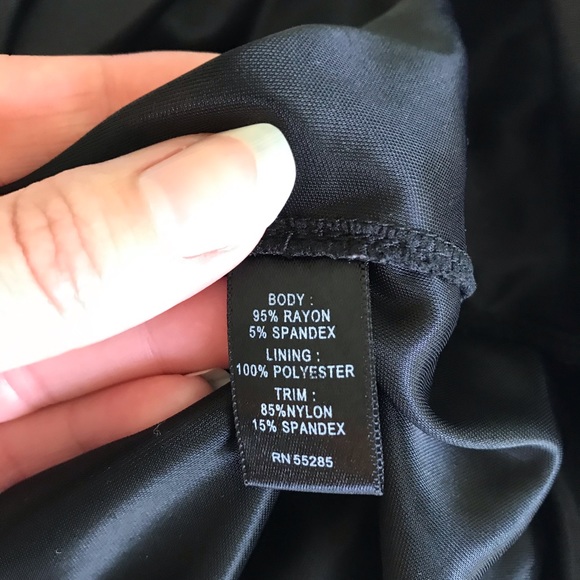 Express Black Fitted Dress - Picture 4 of 8